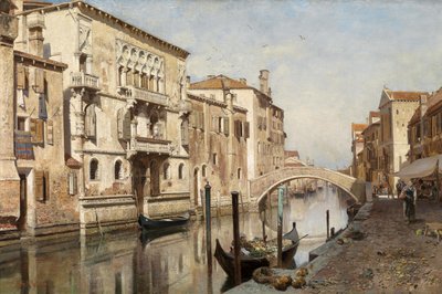 View of the Palazzo del Cammello in Venice by Robert Russ